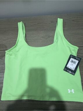 Under Armour Neon Green Cropped Sports Tank